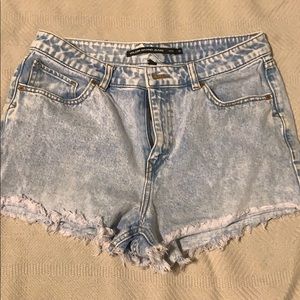 volcom denim shorts